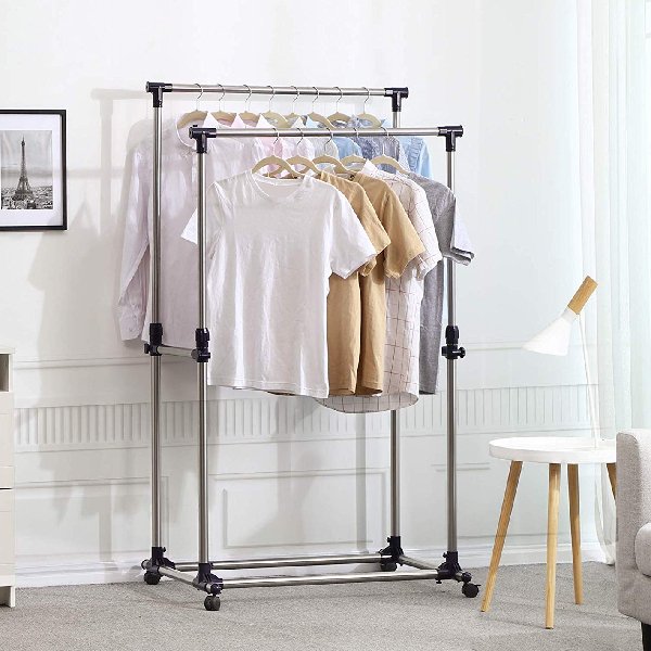 Double Pole Cloth Hanger Rack For Home Saharstore Com Np